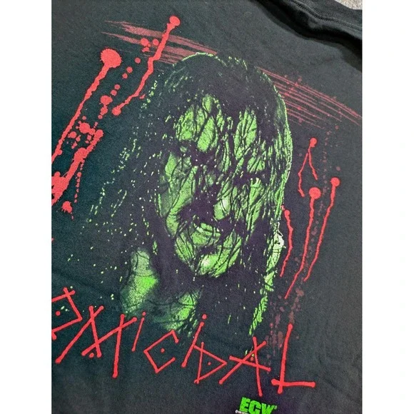 Sabu ECW Extreme Championship Wrestling T Shirt Mens‎ XXL Black Homicidal RARE - Picture 13 of 14